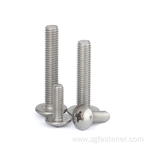 Stainless Stee316 Cross recessed mushroom head screws